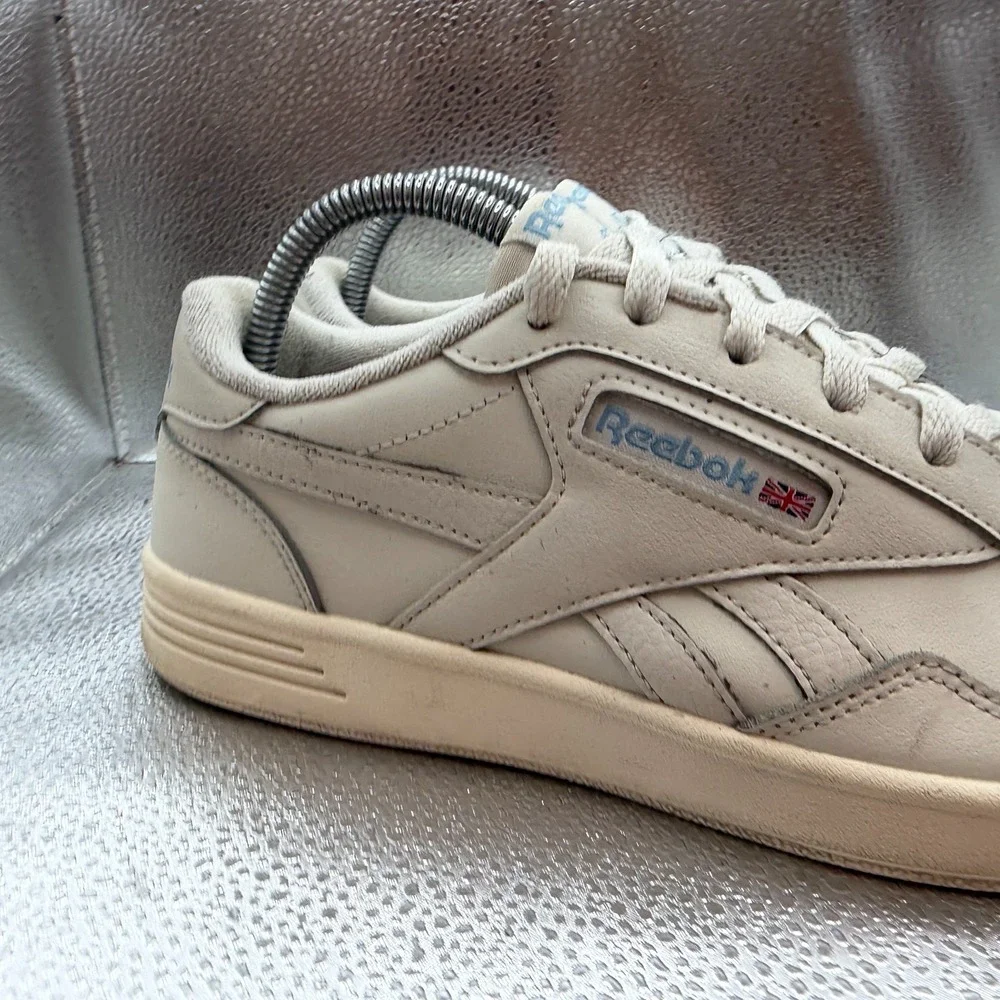 Size 8.5 Reebok Club MEMT Chalk‎ Glass Blue Womens Low Top Sneaker Shoes FZ3878